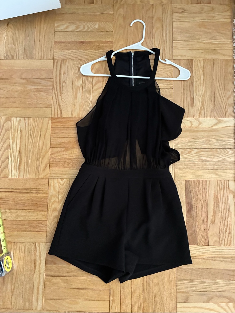Dance & Marvel Elegant Black Romper